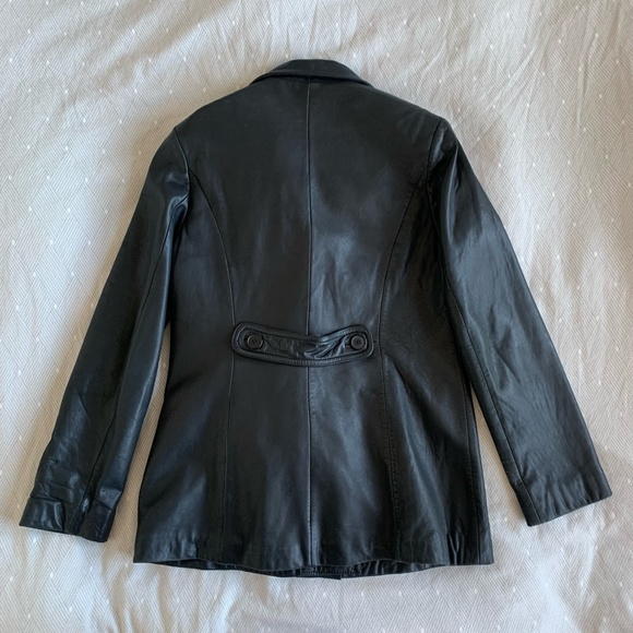 Black Leather Jacket - Women's - Danier - Genuine Leather - M - Picture 5 of 12